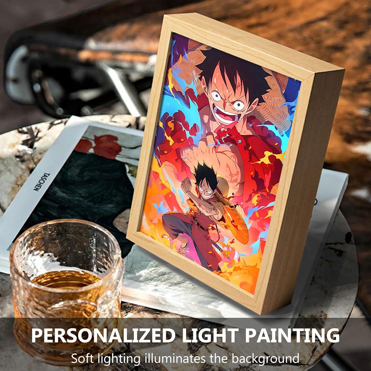 Cadre LED One Piece - Affiche Lumineuse Magique